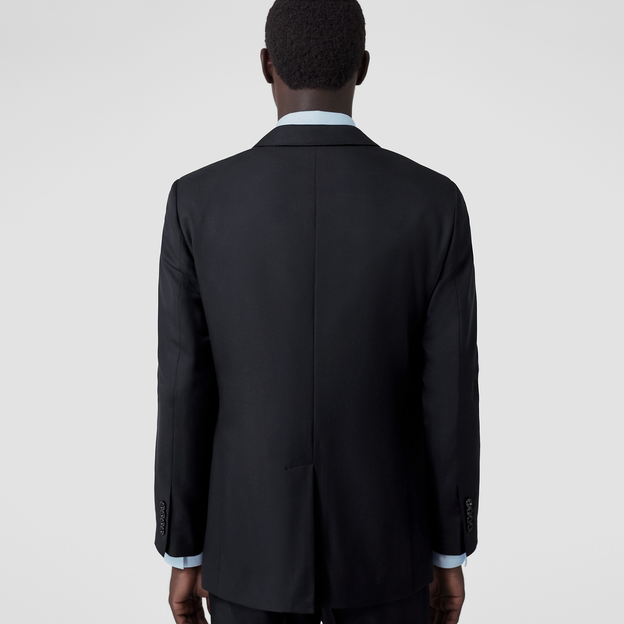 Slim Fit Wool Tailored Jacket - 4