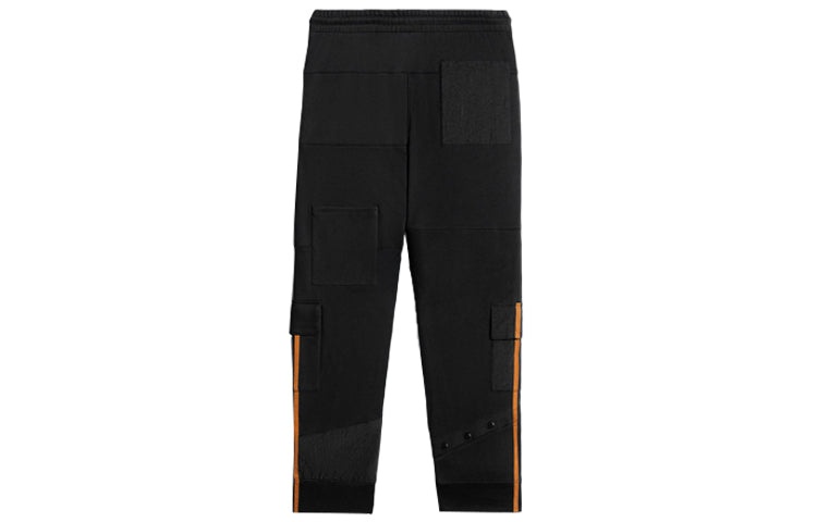 adidas originals x Ivy Park Crossover Cargo Sweatpants Couple Style Black H38828 - 2