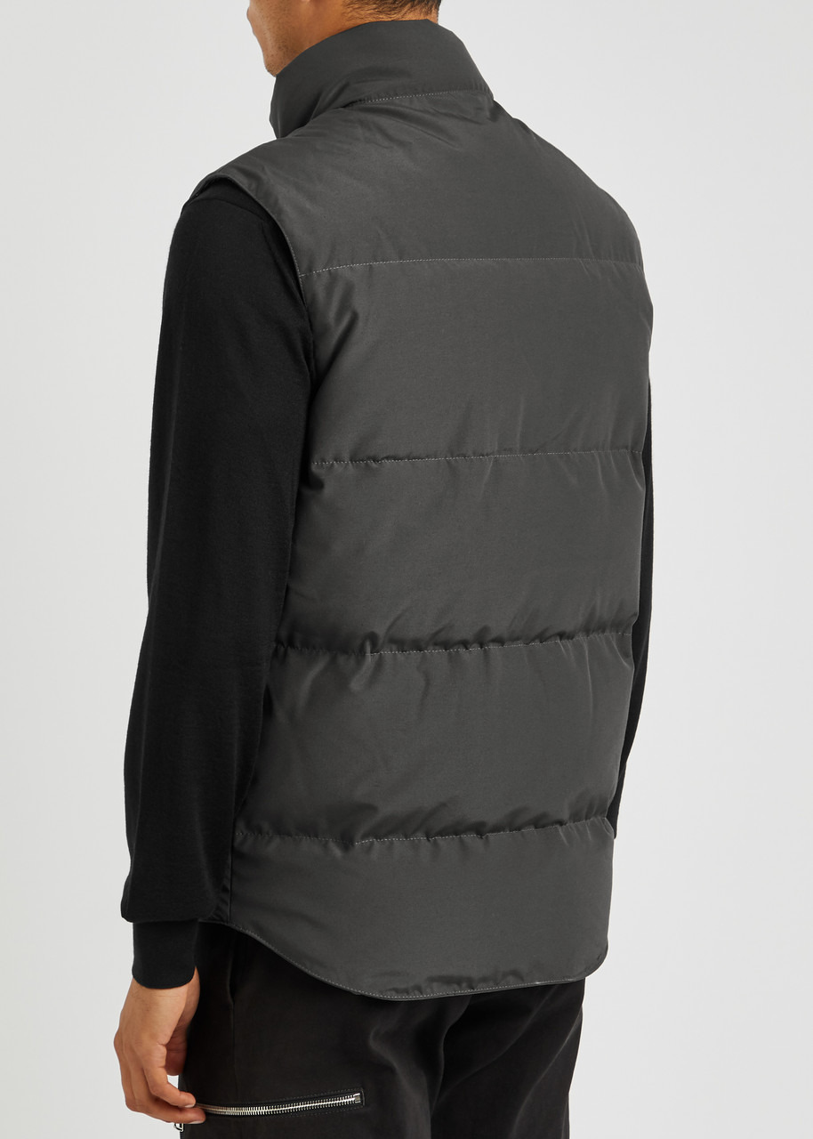 Canada Goose Women's Xxl Dark Grey Freestyle Quilted Artic-Tech Gilet - 3