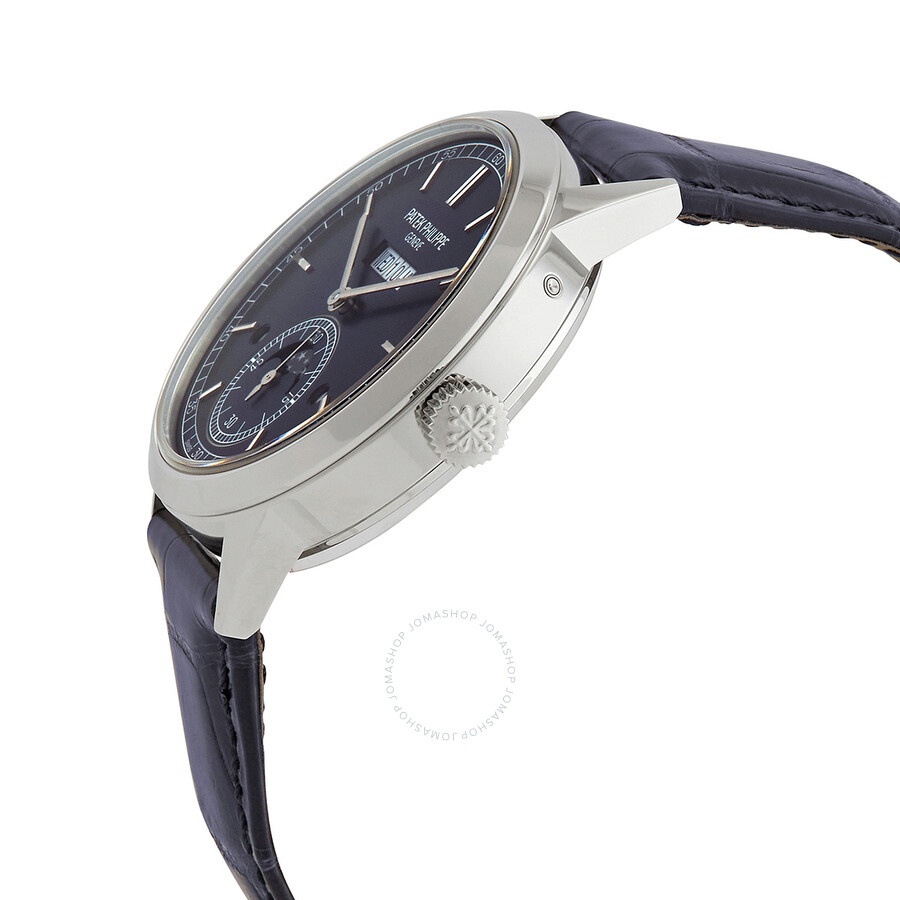 Patek Philippe Grand Complications In-Line Perpetual Calendar Hand Wind Blue Dial Men's Watch 5236P- - 2
