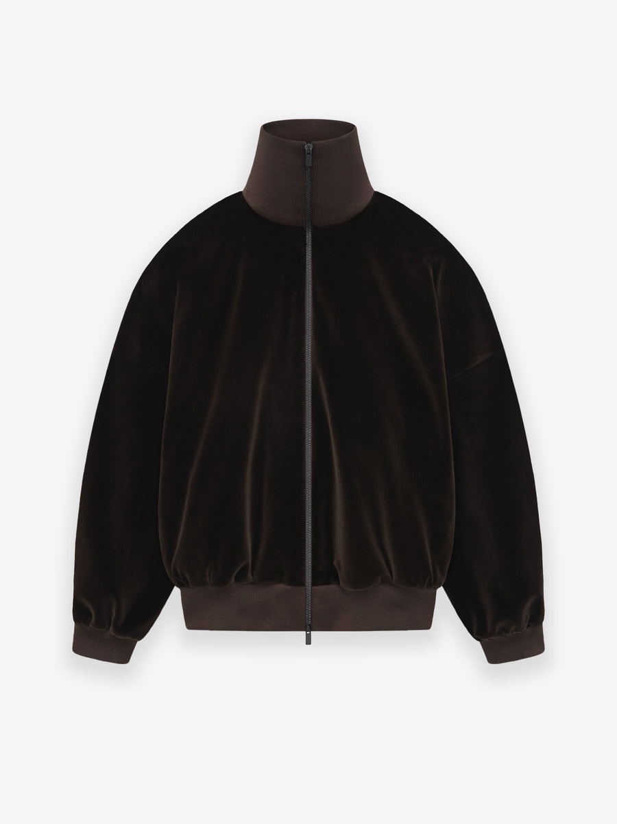 Cotton Velvet Track Jacket - 1