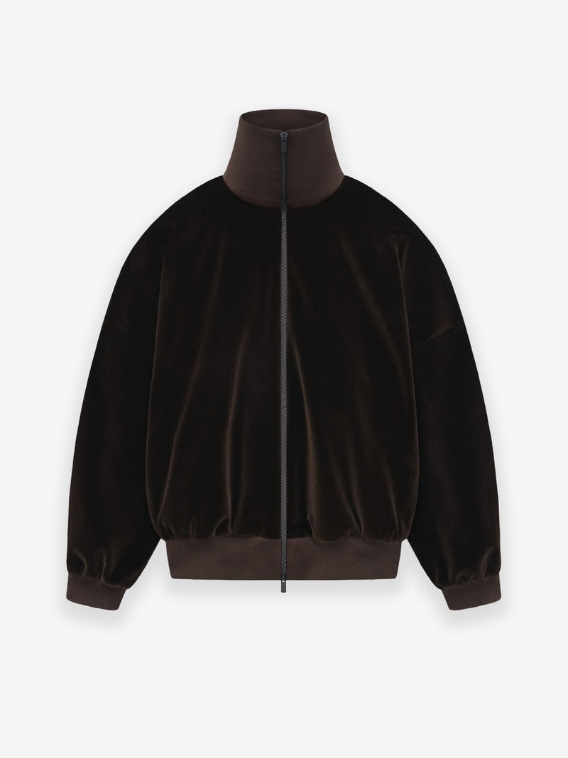 Cotton Velvet Track Jacket 1