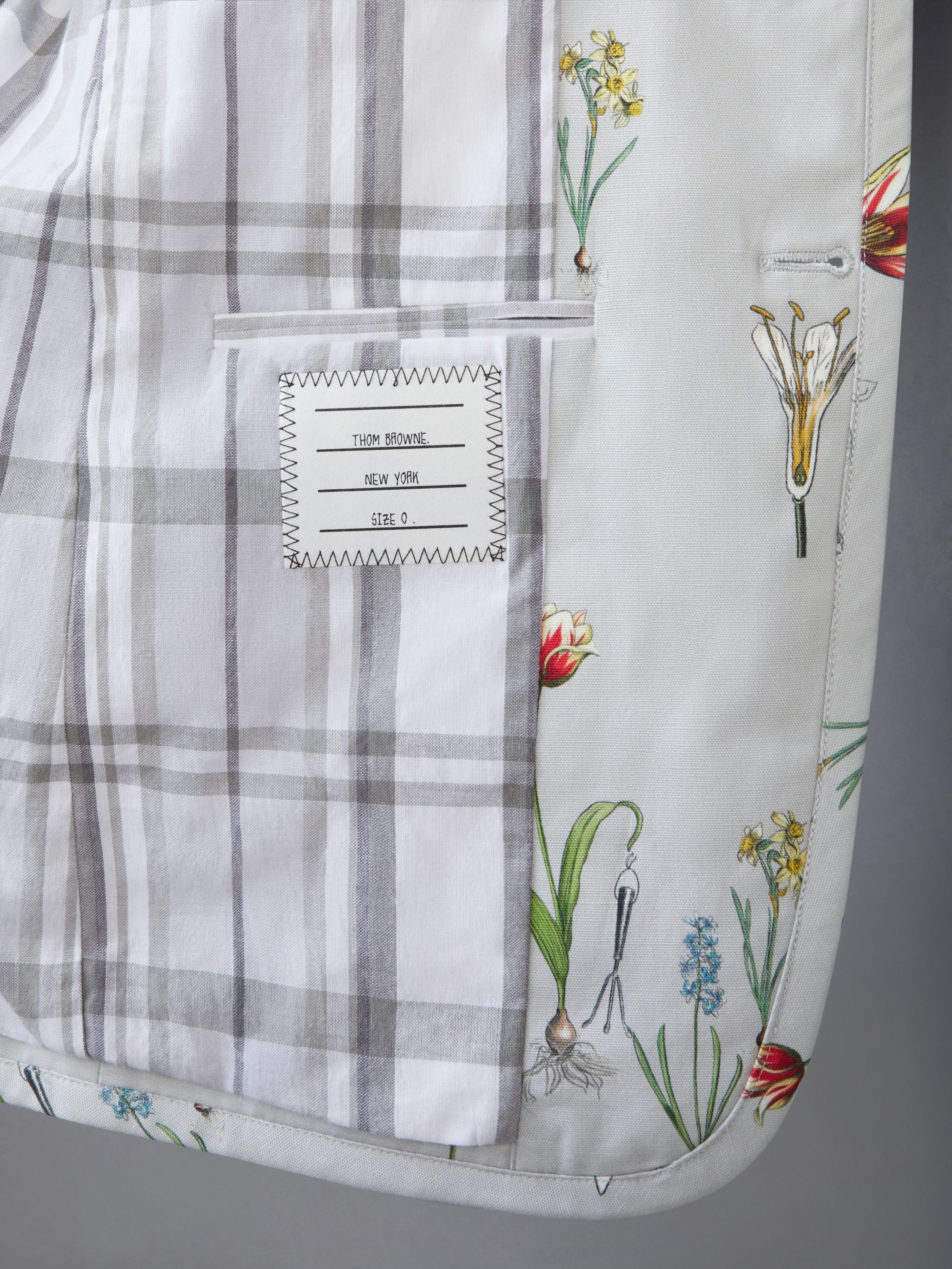 CLASSIC COTTON LINEN BOTANICAL SPORT COAT - 5