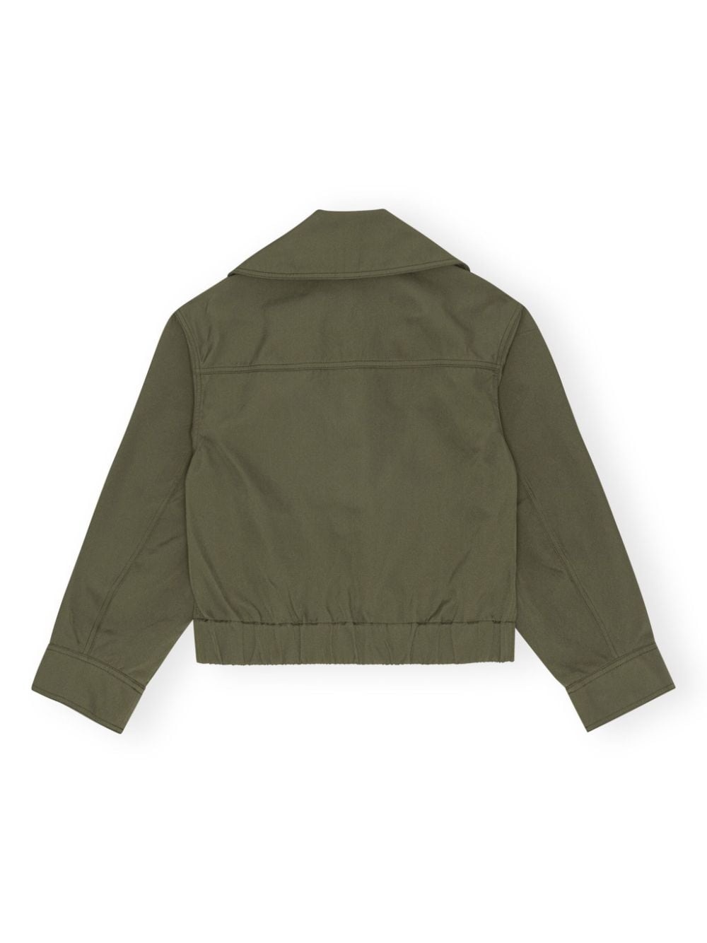 oversized collar jacket - 6
