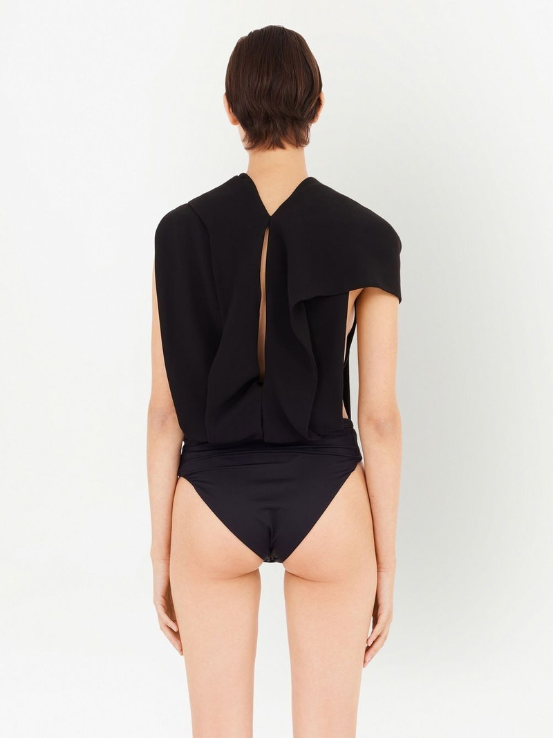 cut-out draped bodysuit 4
