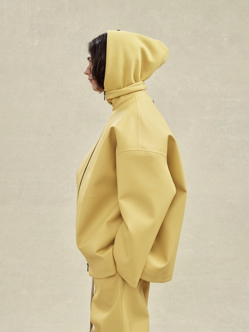 Fear of God Rubberized High Neck Jacket outlook