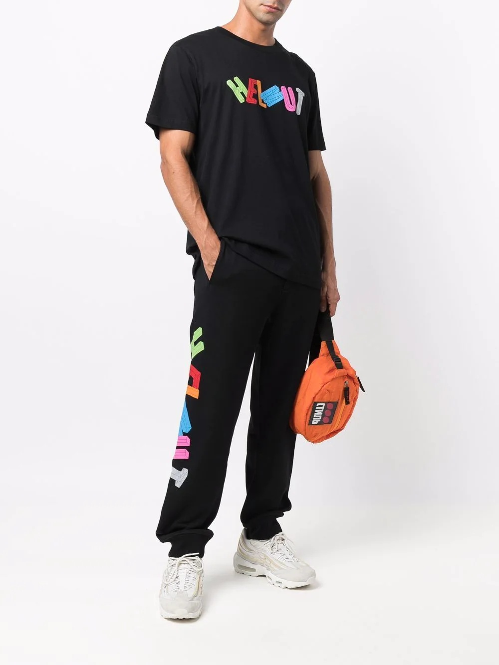 3D logo track pants - 2