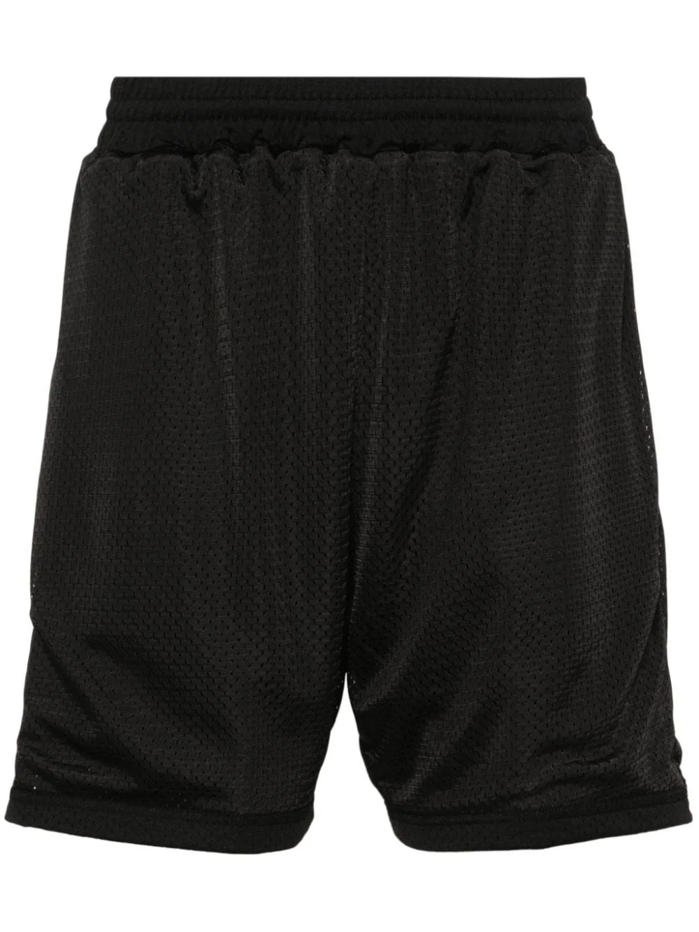 perforated-design shorts - 1