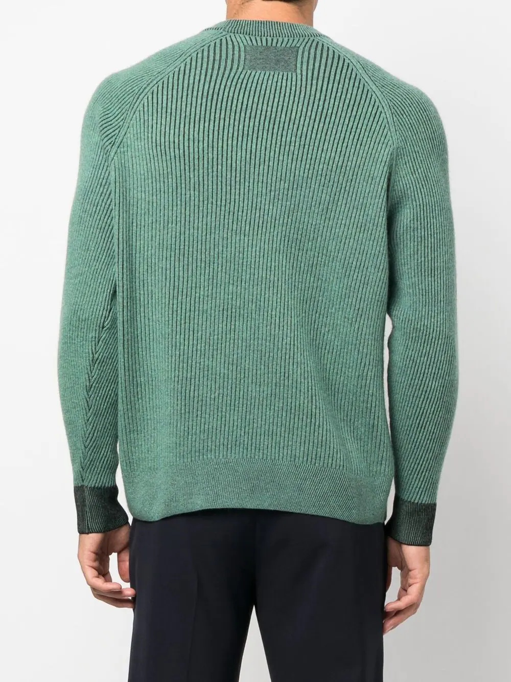 round-neck knit jumper - 4