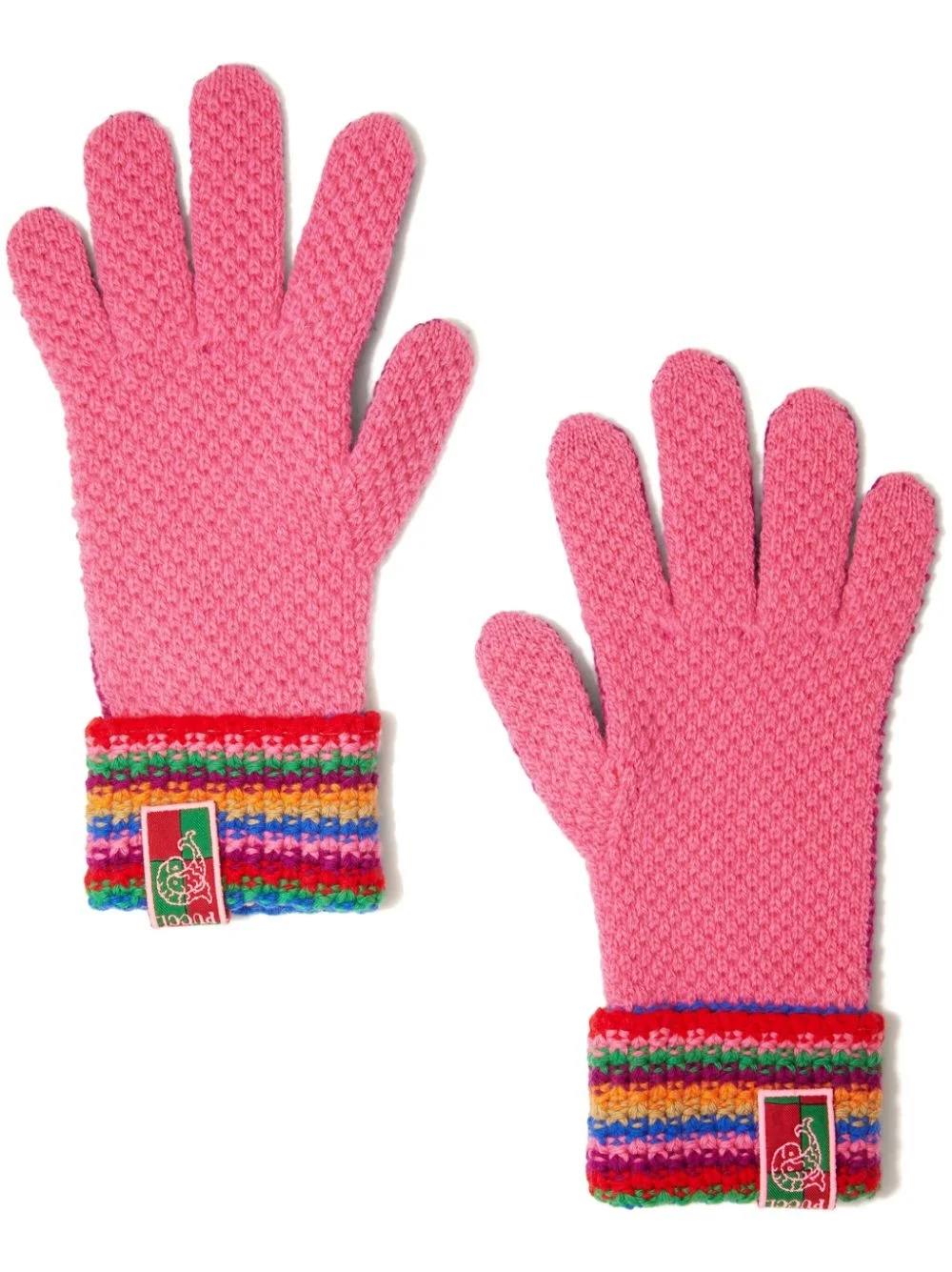 knitted gloves - 1