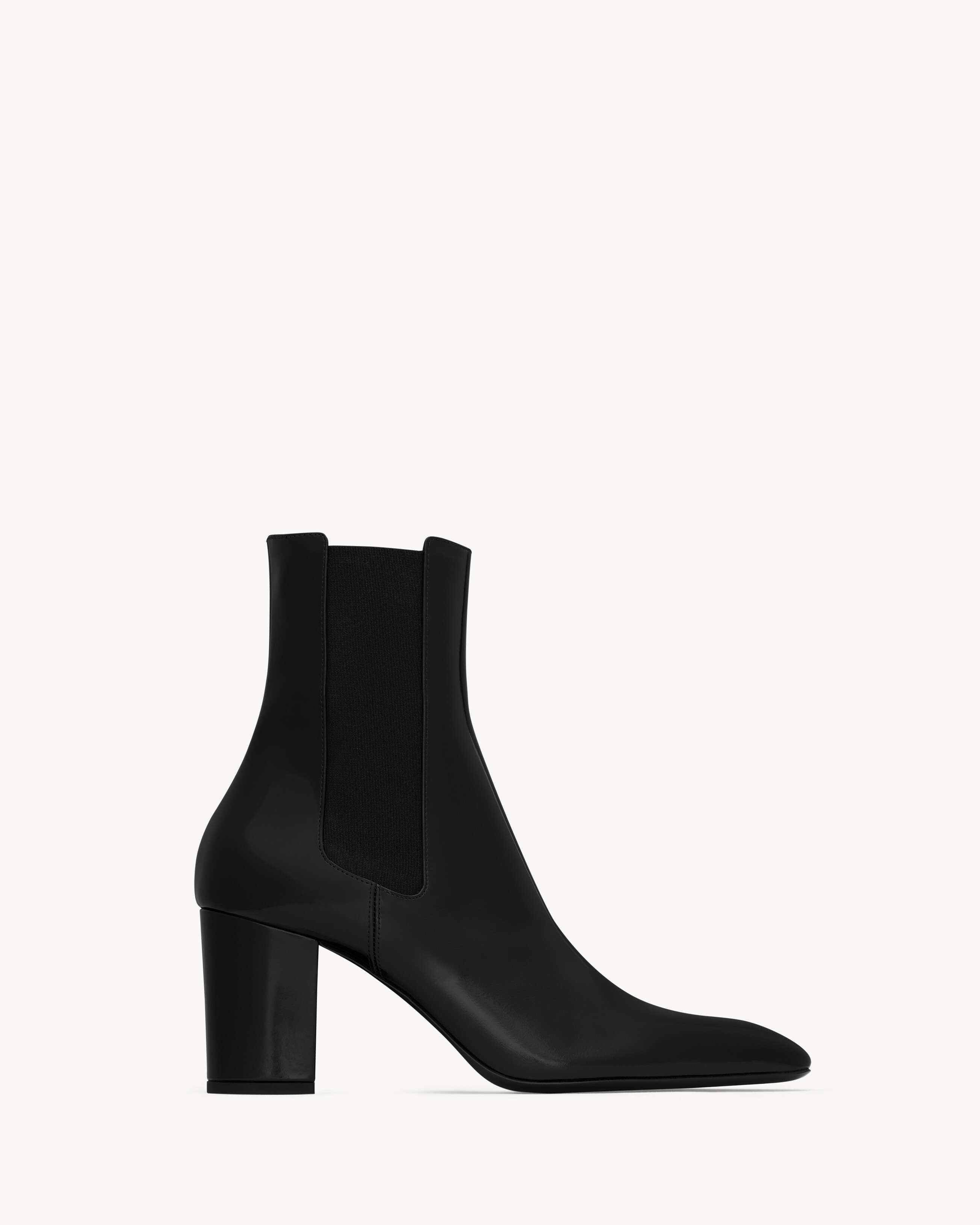 BETTY CHELSEA BOOTS IN GLAZED LEATHER - 1