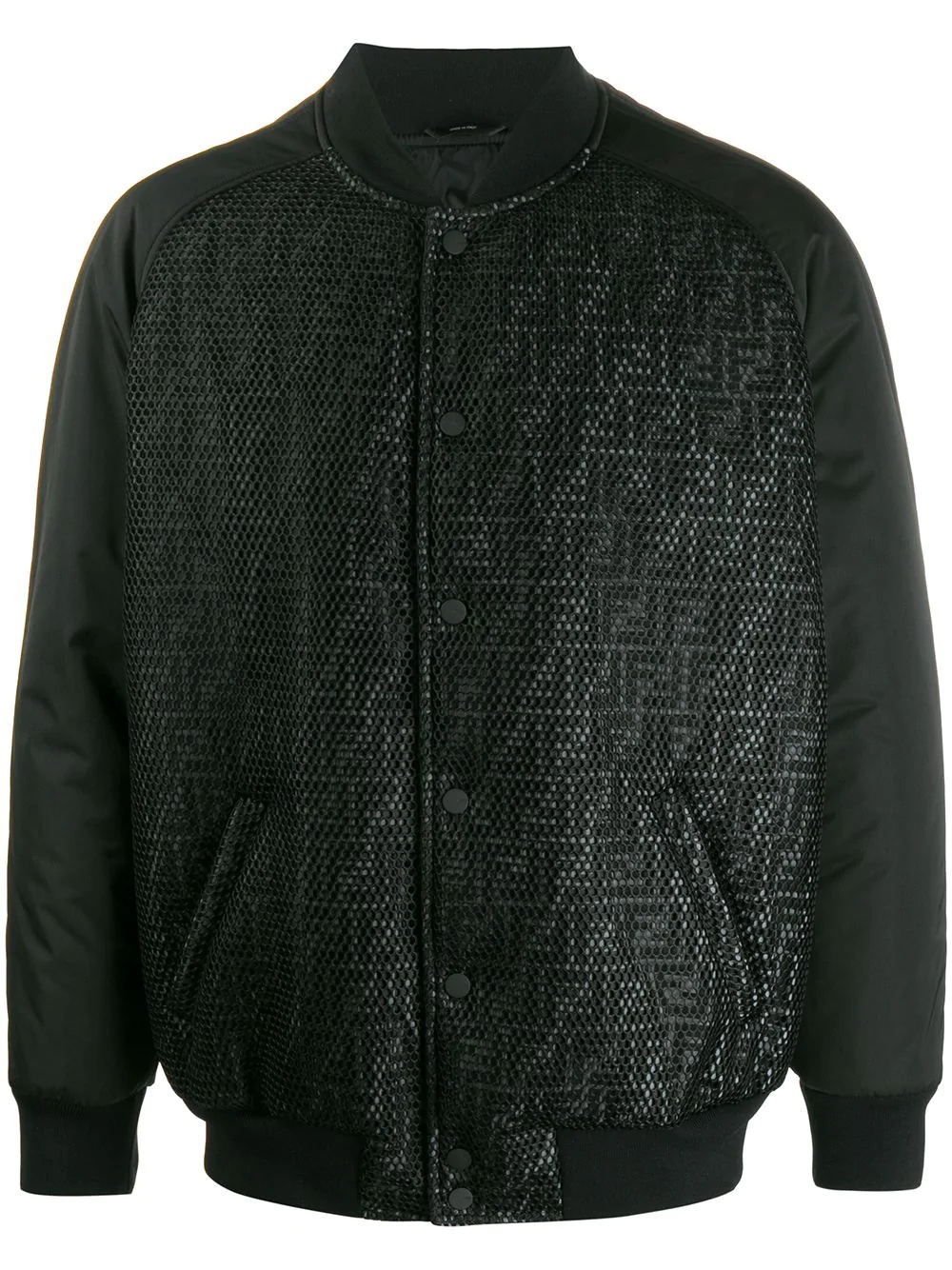 FF reflective motif bomber jacket - 1