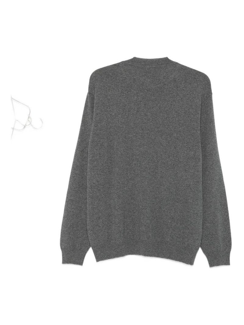 Moschino logo-print sweater outlook
