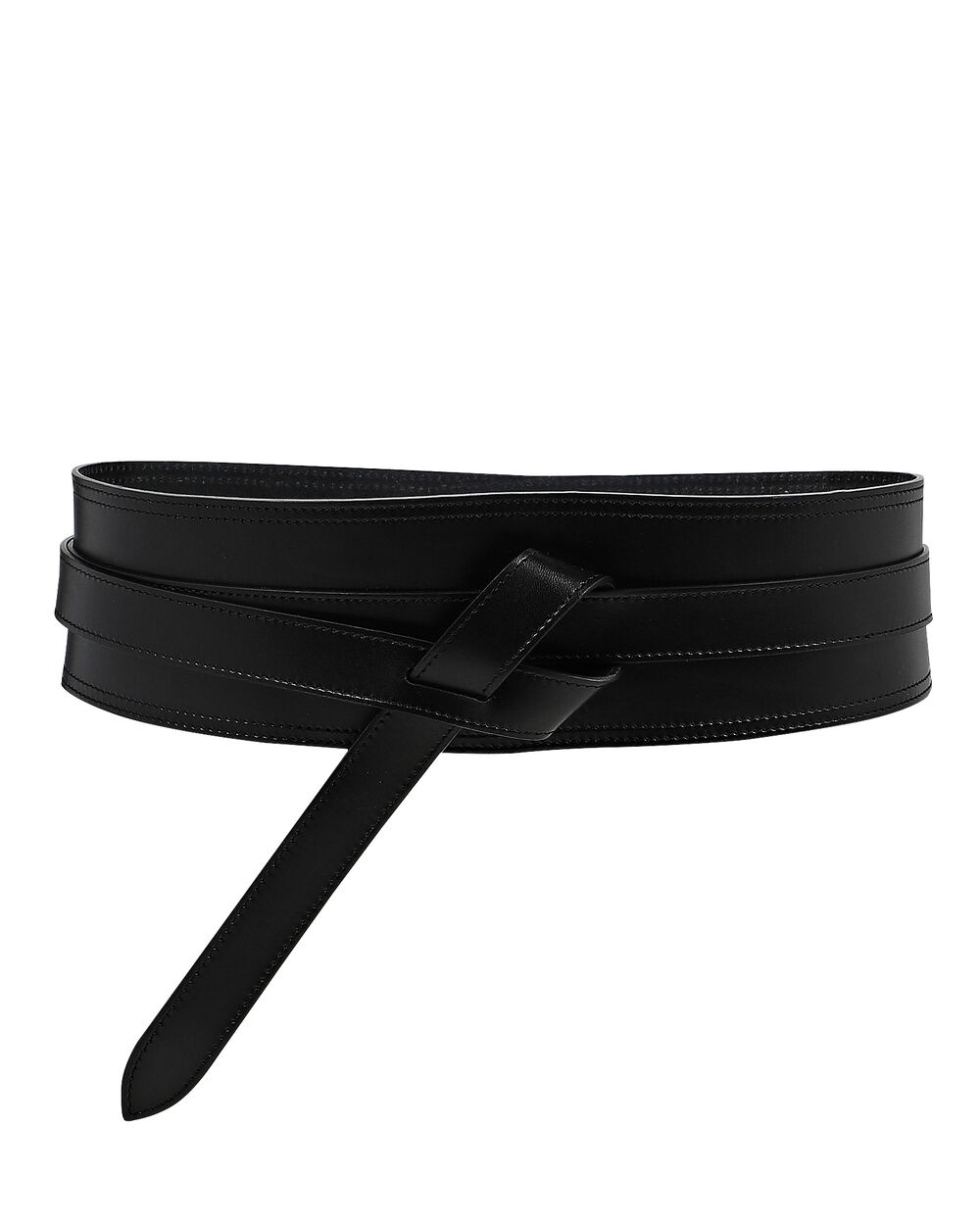 Moshy Knot Leather Waist Belt - 1