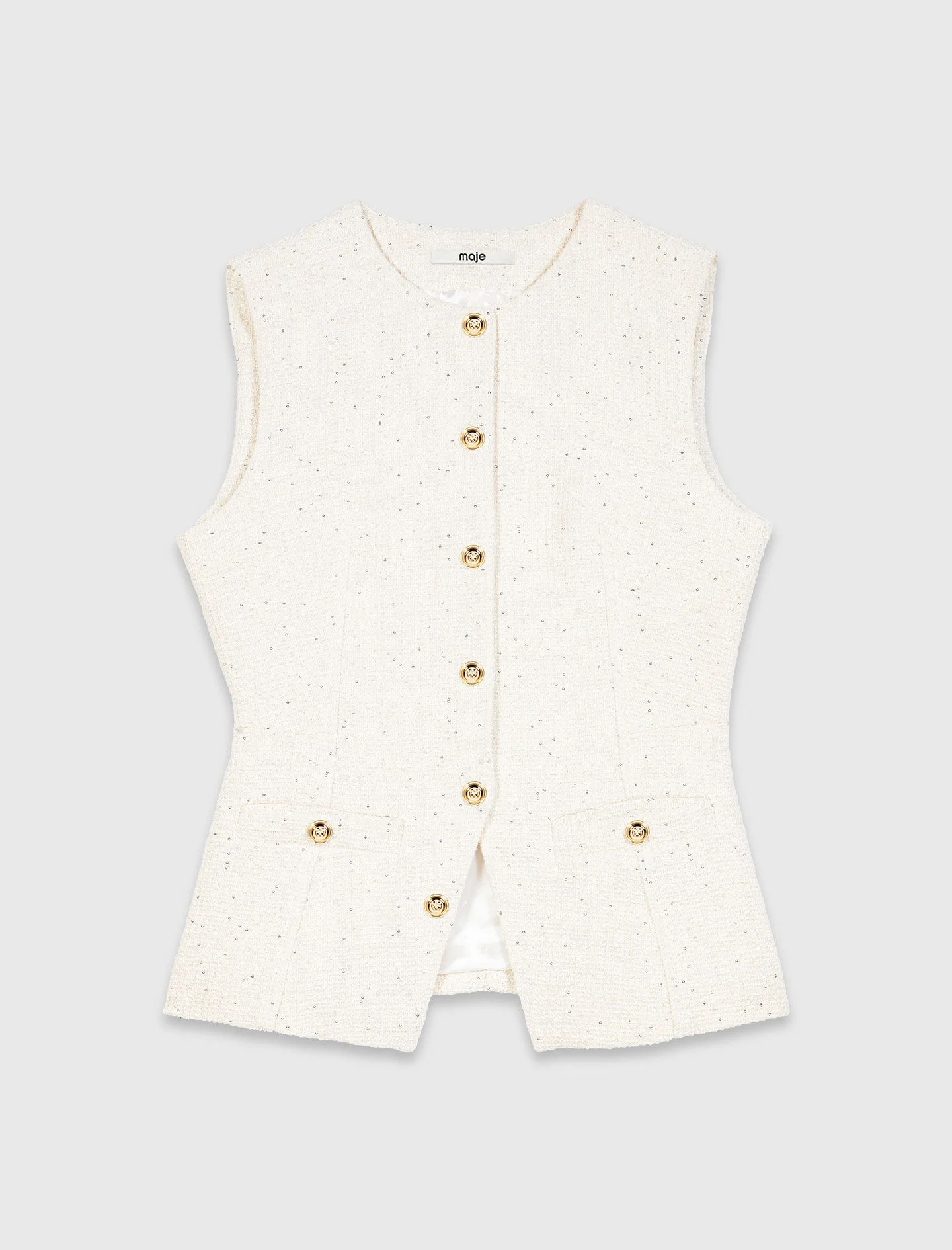 Long tweed jacket - 1