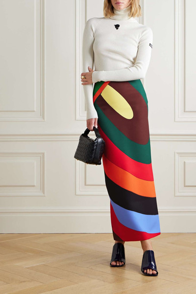 PUCCI Printed stretch-crepe maxi skirt outlook