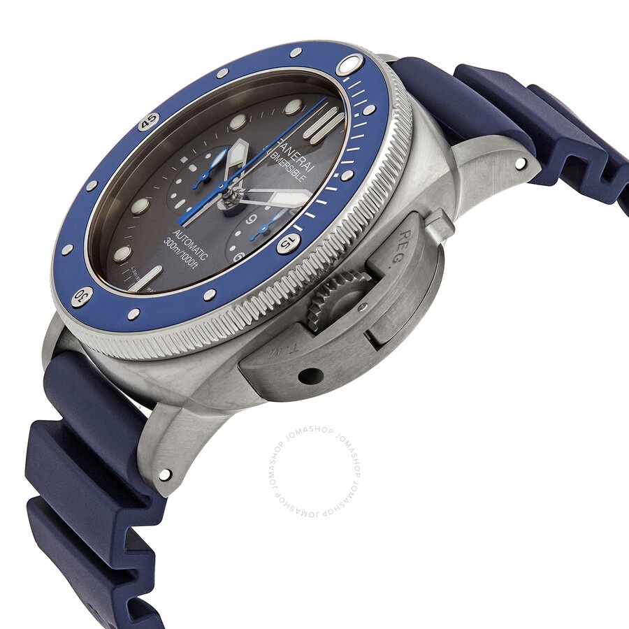 Panerai Submersible Chrono Guillaume Nery Edition Chronograph Automatic Shark Grey Dial Men's 47 mm  - 2