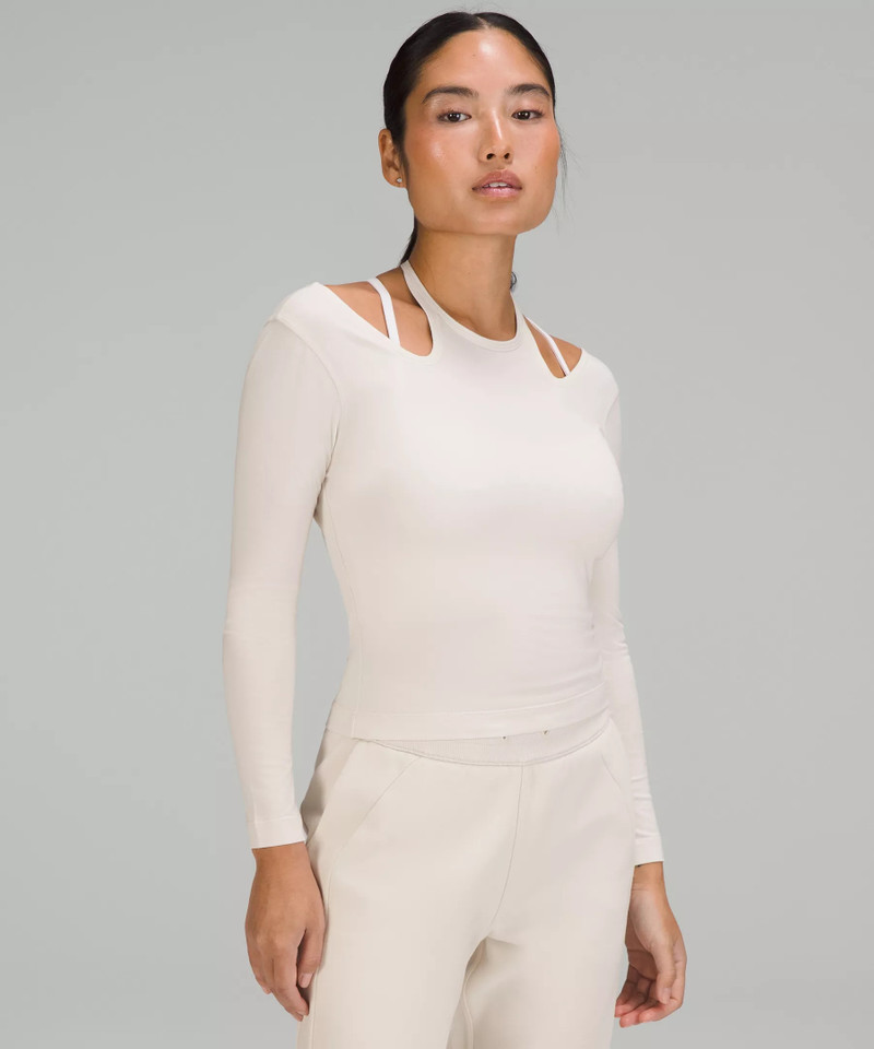 Lunar New Year Halter Neck Long Sleeve Shirt 1