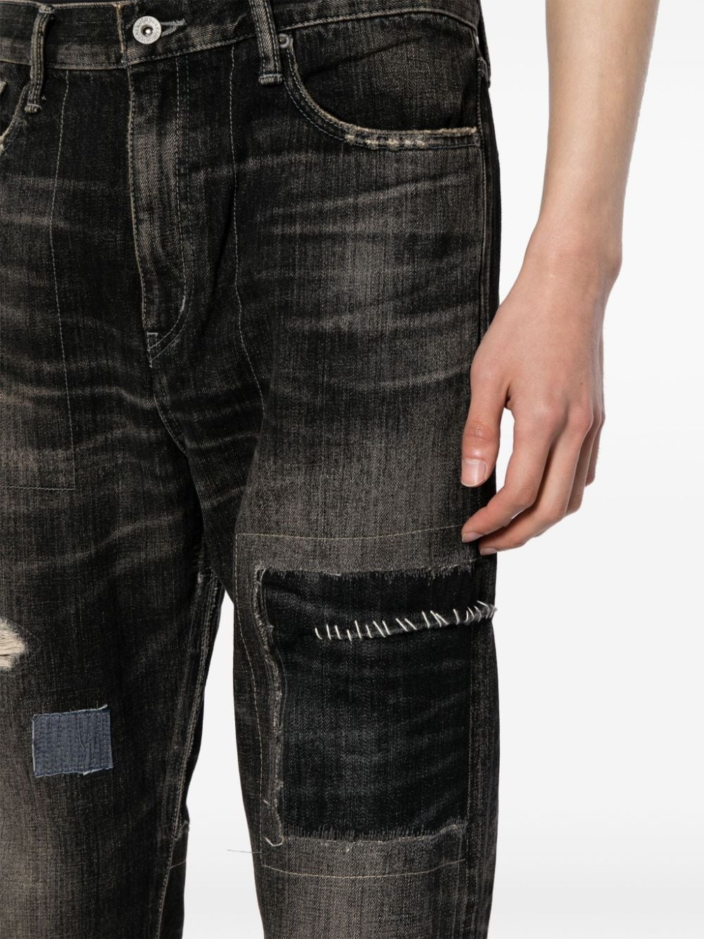 Savage ripped-detail jeans - 5