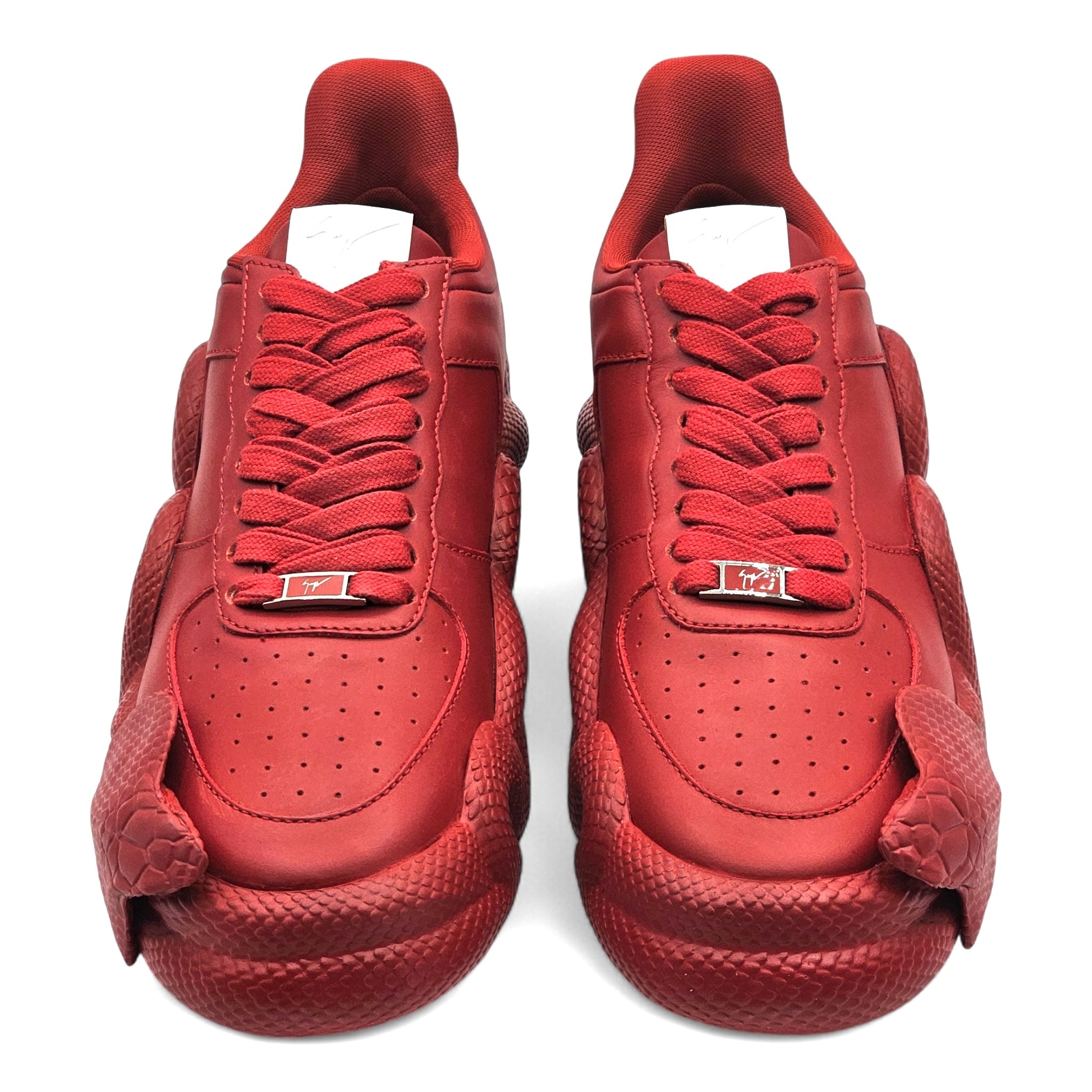 Giuseppe Zanotti Cobra Sneakers - Leather - Red - 45 - 3