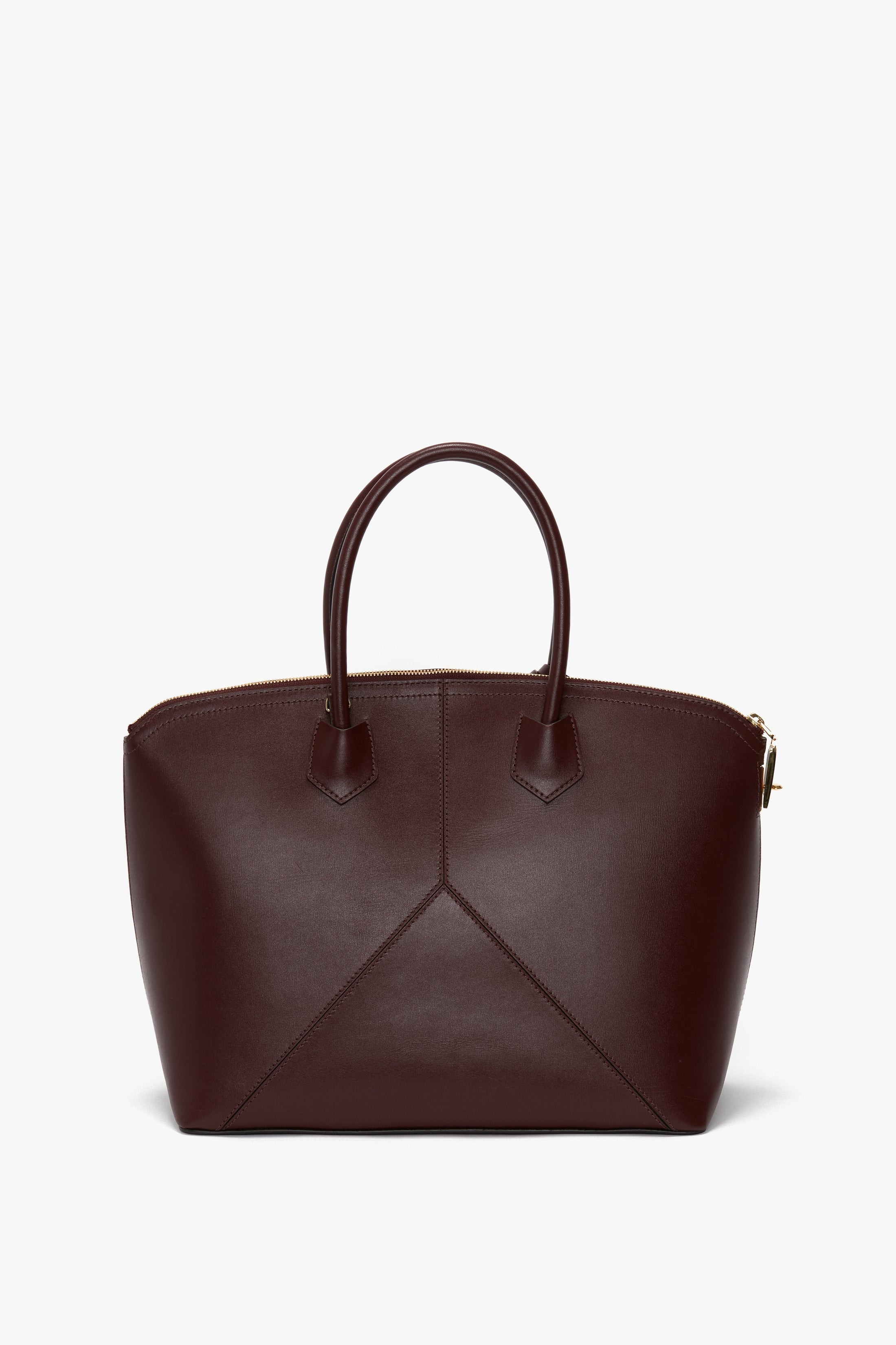 Victoria Bag In Burgundy Leather - 5