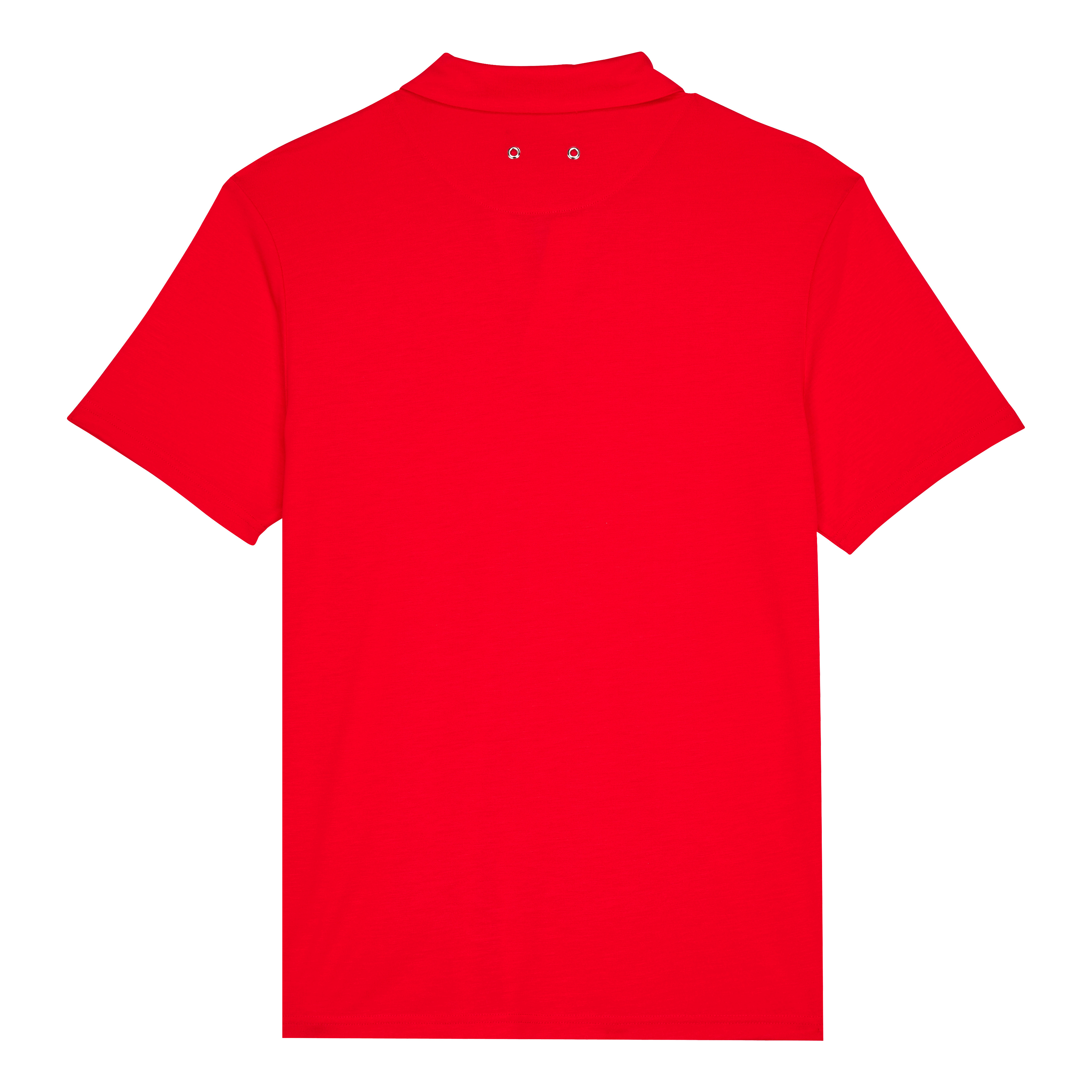 Men Tencel Polo Shirt Solid - 2