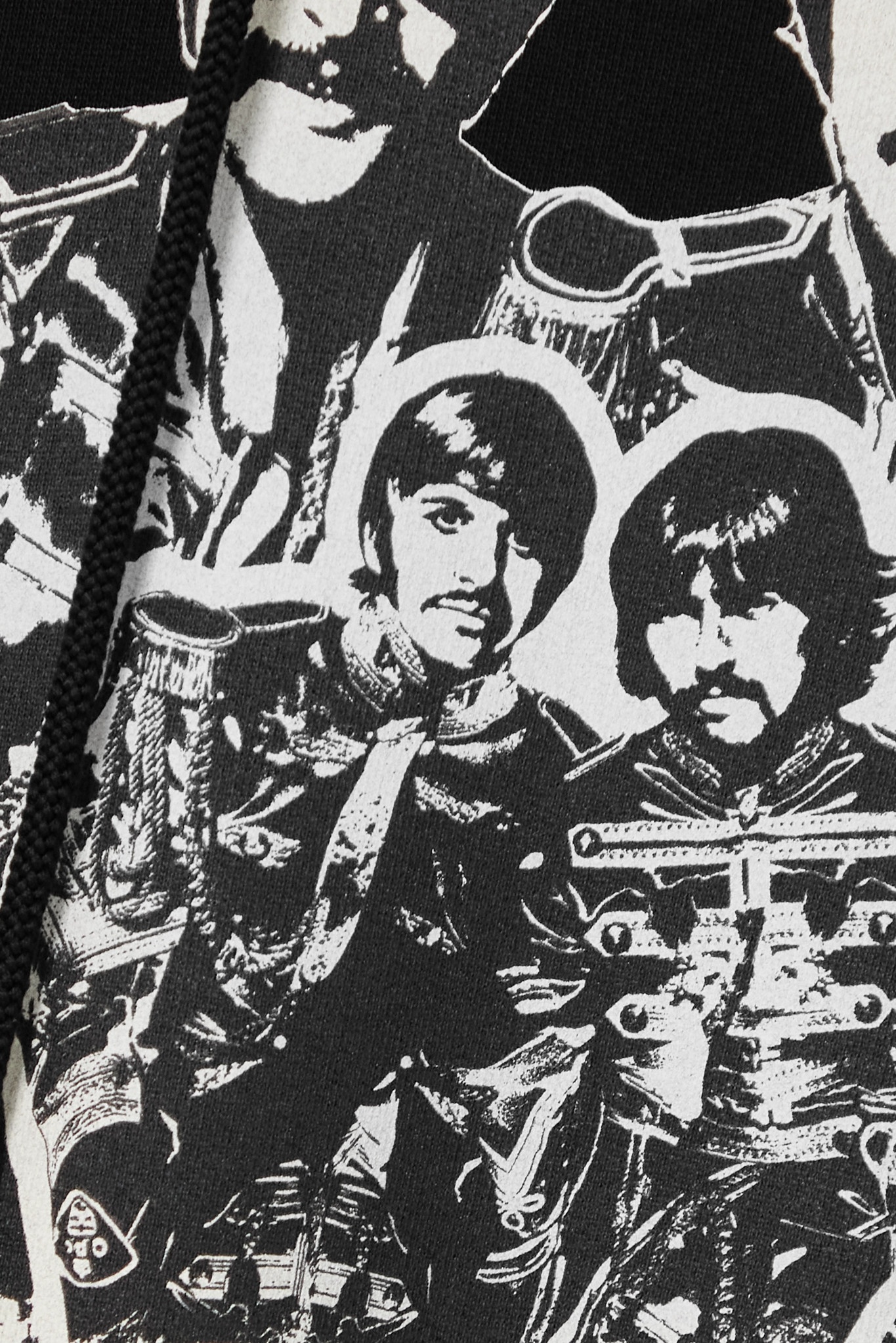 + The Beatles Get Back appliquéd printed cotton-jersey hoodie - 6