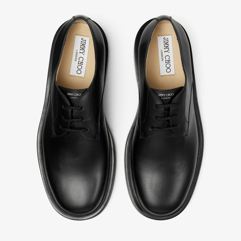 Rowan Derby Black Box Calf Leather Loafers 3