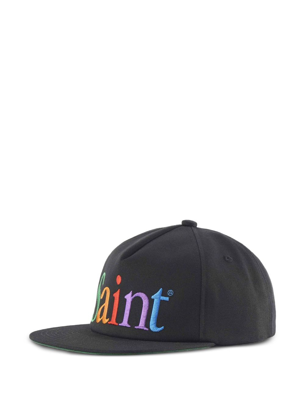 rainbow-embroidered baseball cap - 3