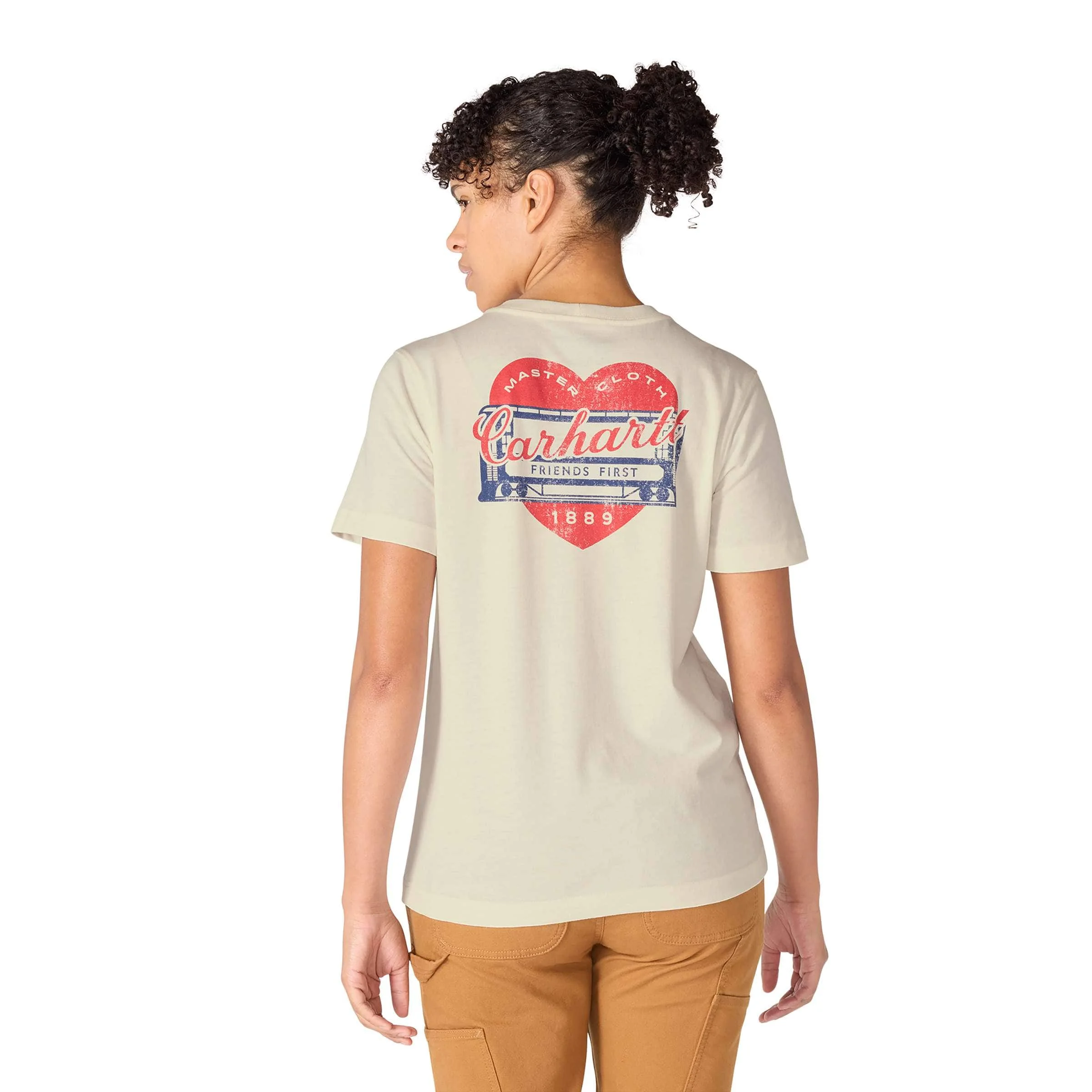 Women's Irvine Relaxed Heritage Heart T-Shirt - 1