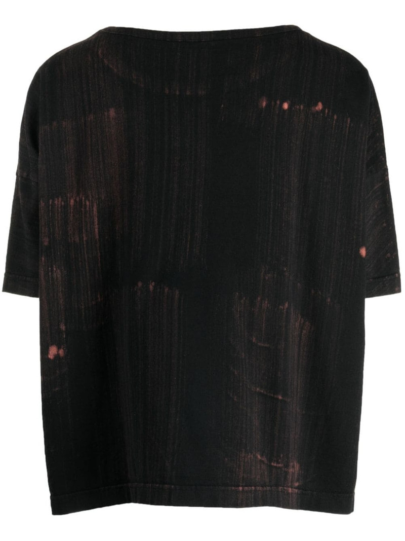 Y's graphic-print cotton T-shirt outlook