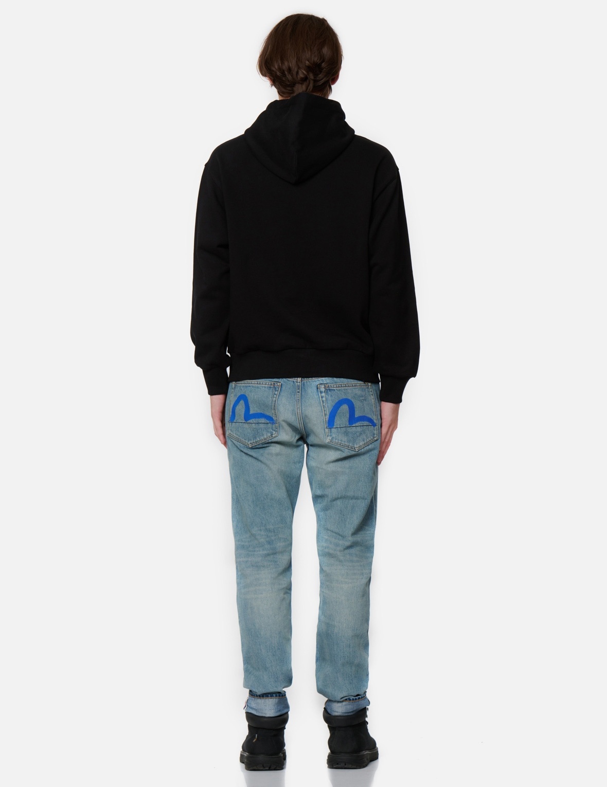 SEAGULL PRINT CARROT-FIT JEANS #2017 - 5