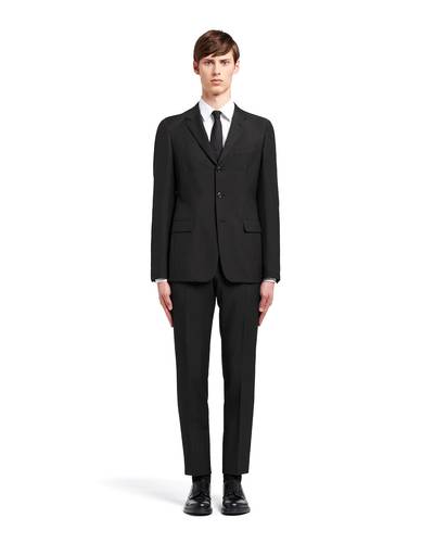 Prada Single-breasted light technical stretch fabric suit outlook