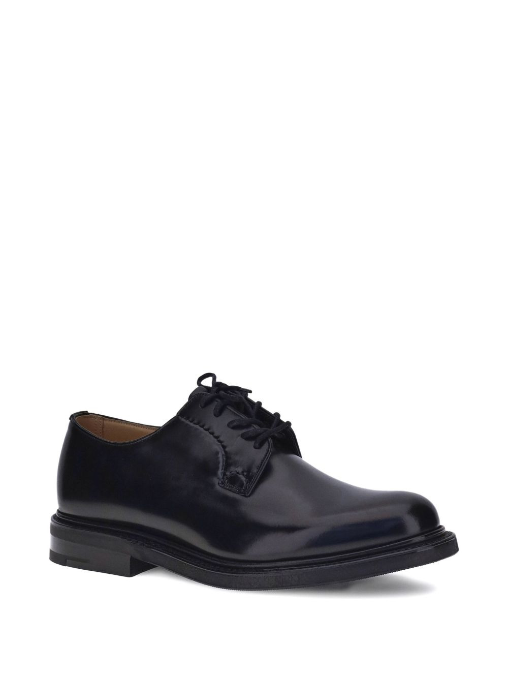 leather lace-up shoes - 2