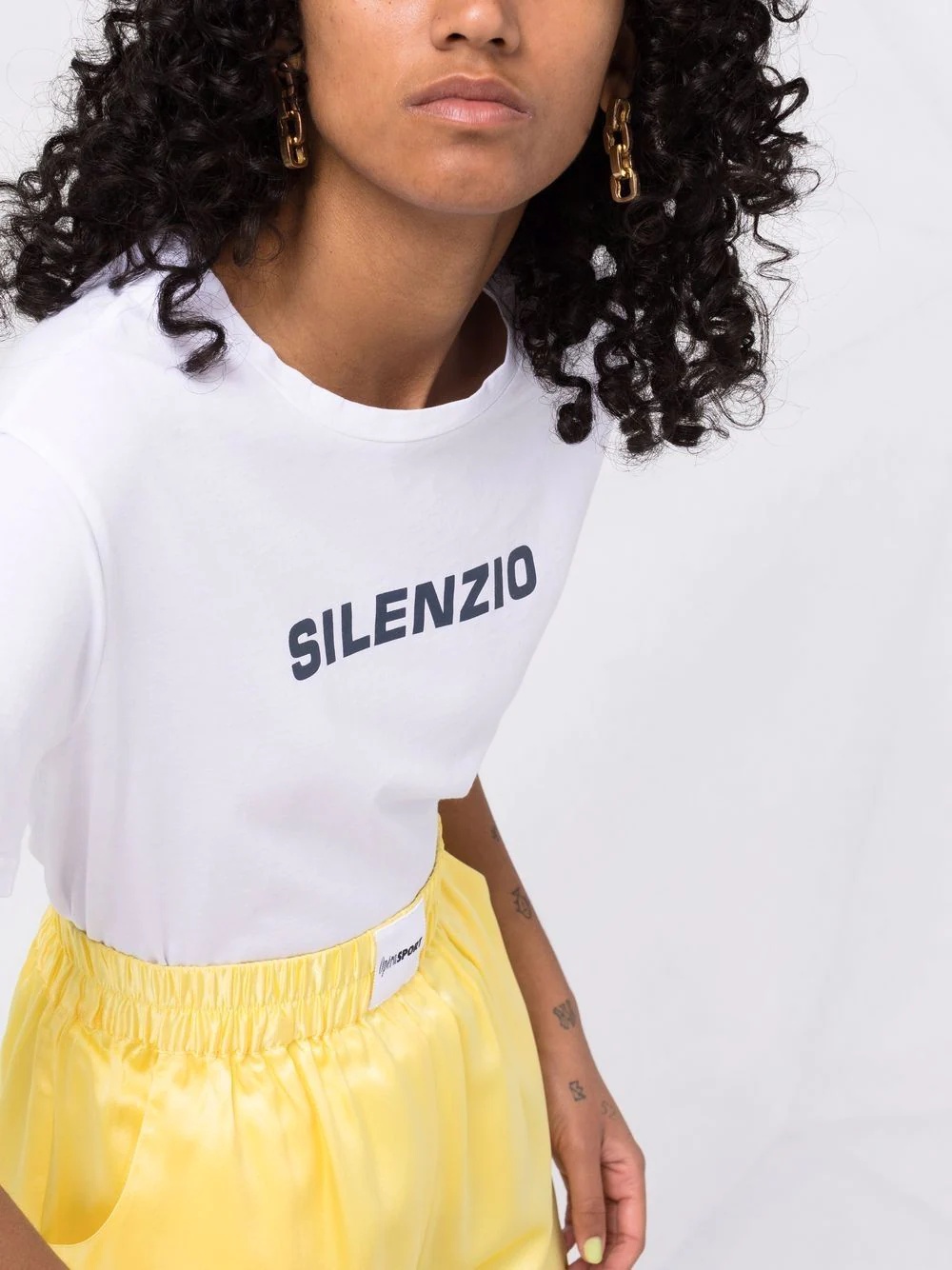 Silenzio print T-shirt - 6