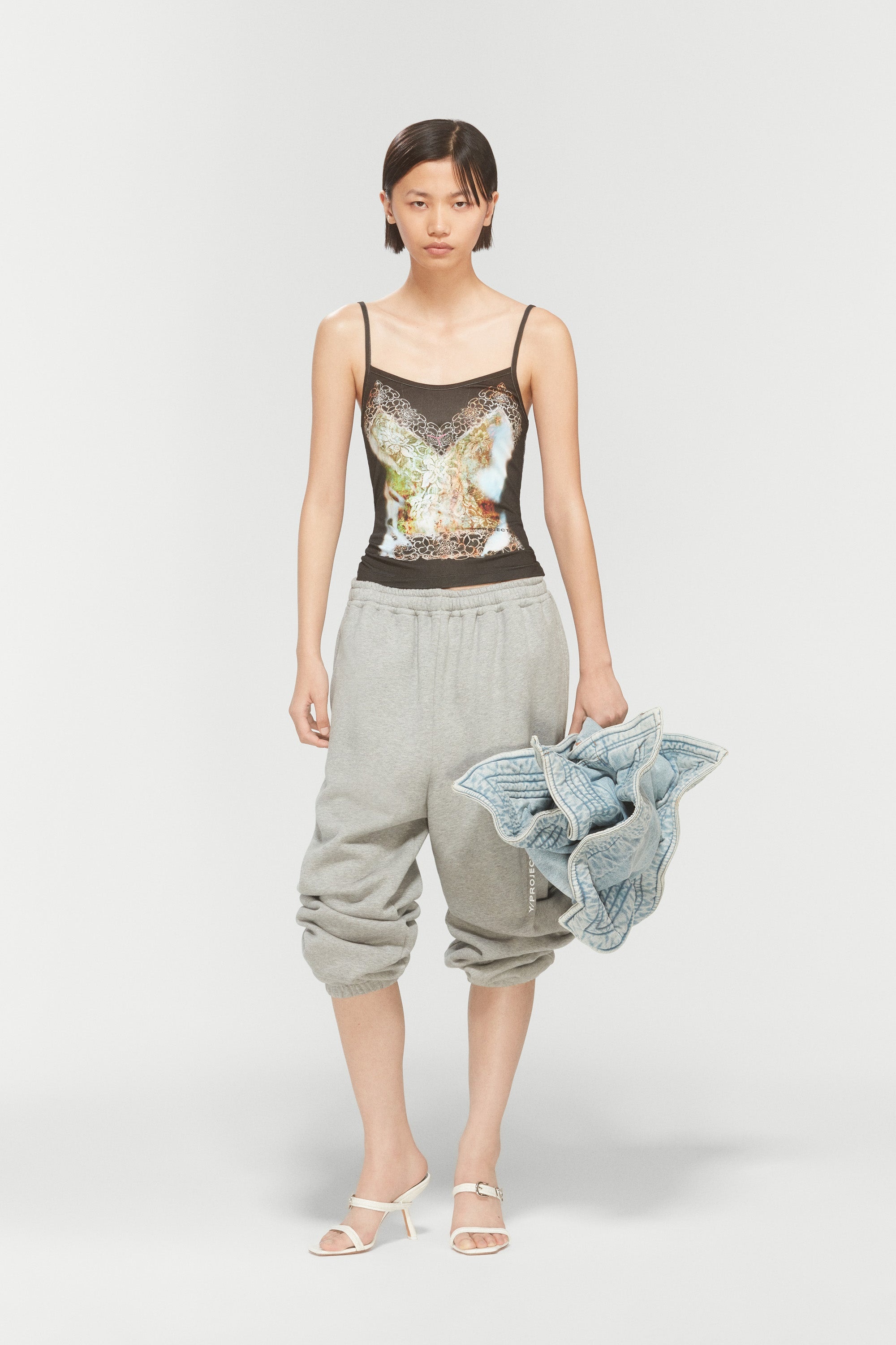 LACE PRINT TANK TOP - 2