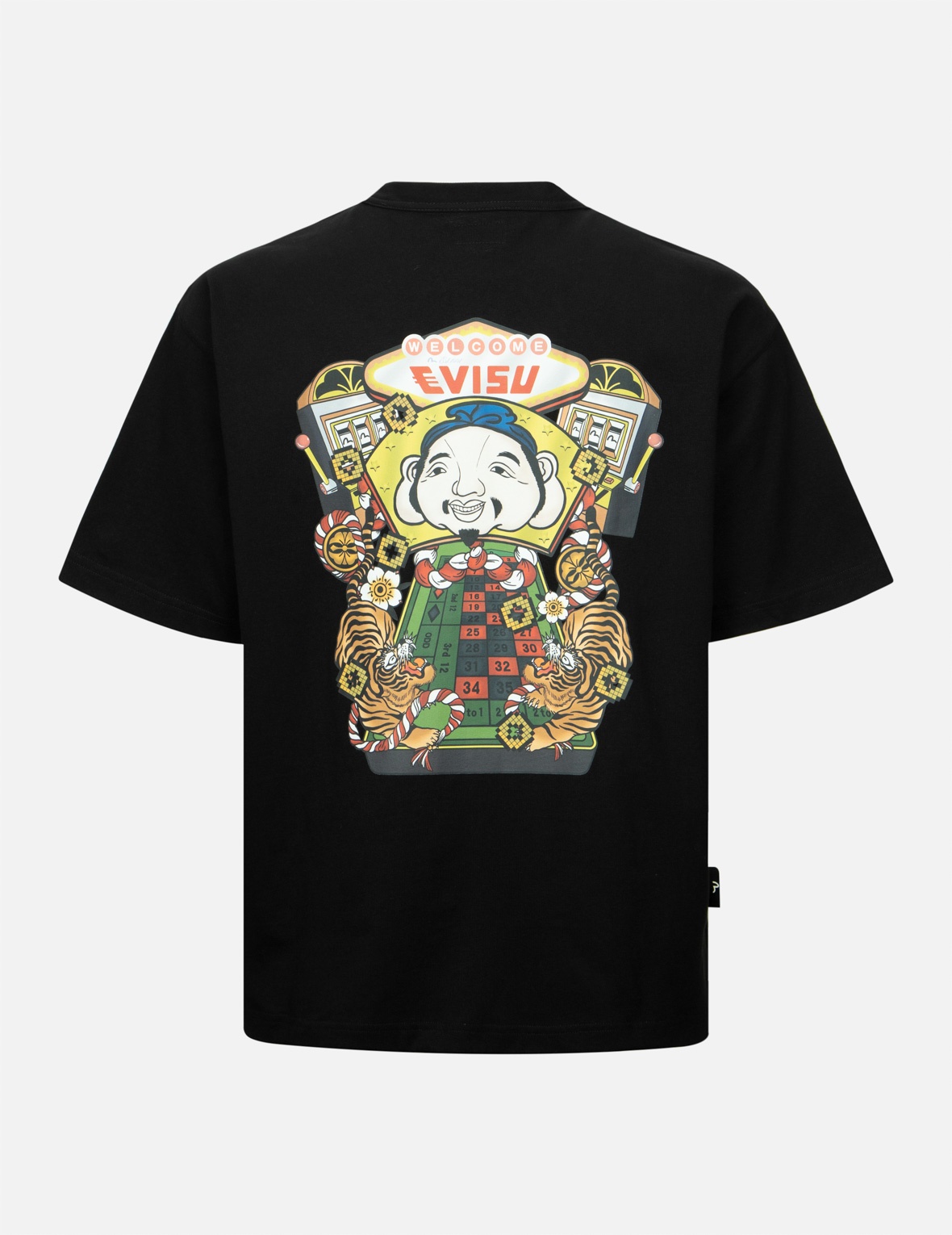 LUCKY SLOT MACHINE PRINT LOOSE FIT T-SHIRT - 5