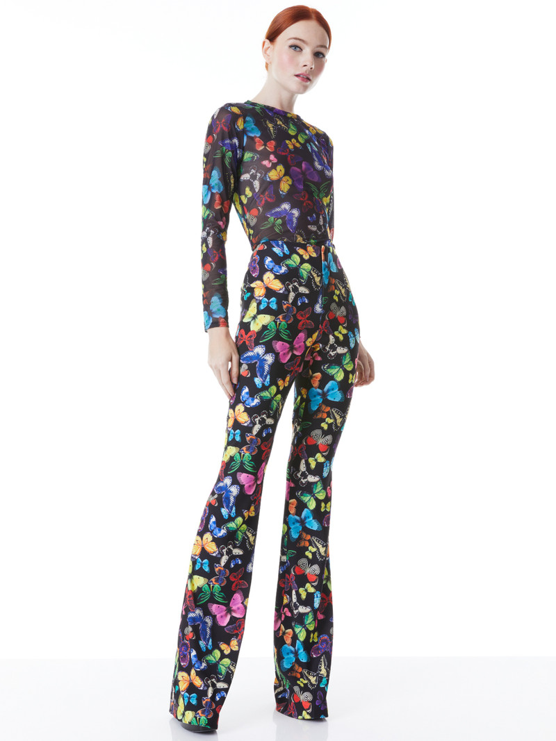 Alice + Olivia TEENY FIT FLARE BOOTCUT PANT outlook