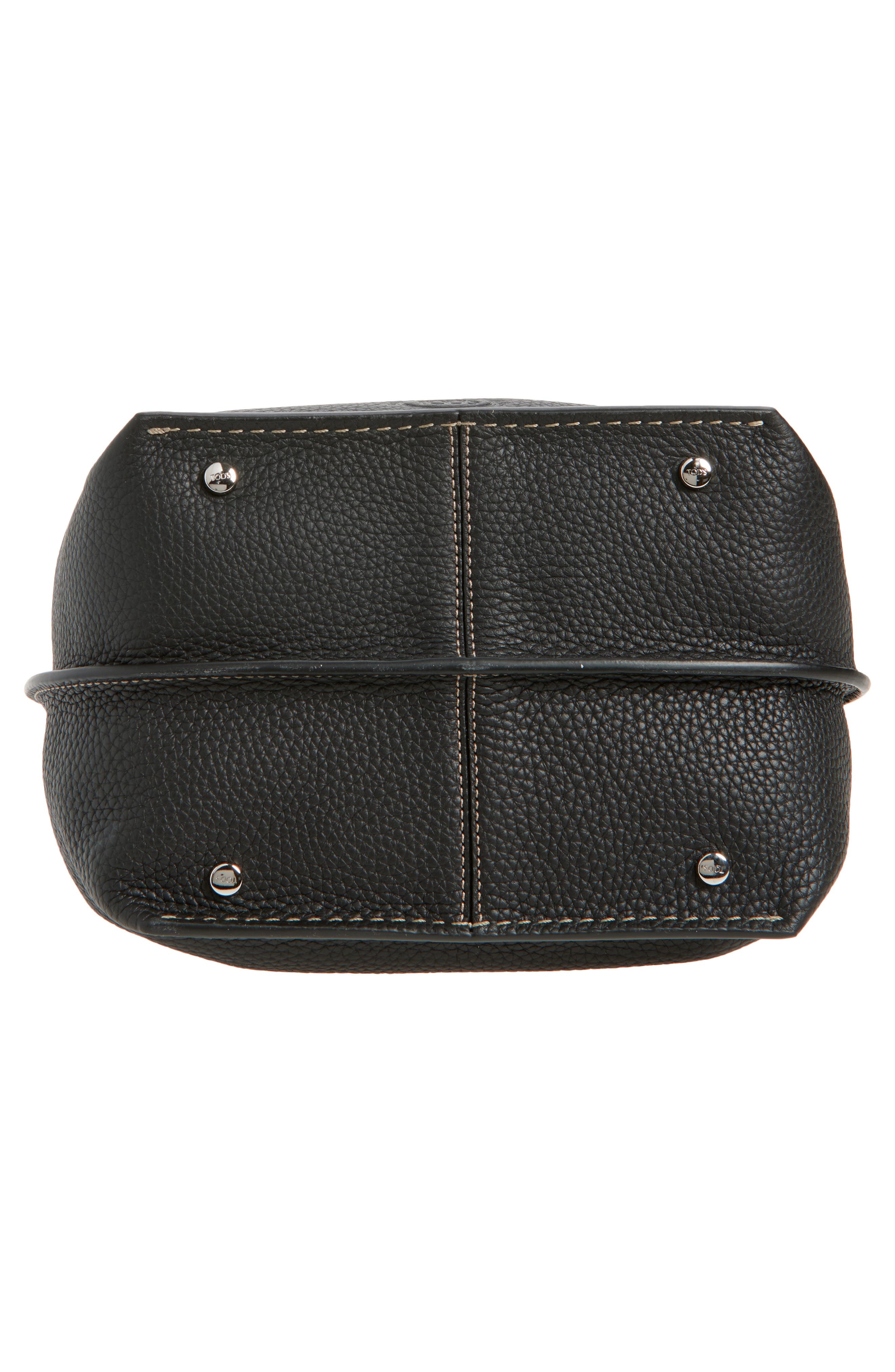 Tod's Small Buz Leather Bucket Bag in Nero at Nordstrom - 7