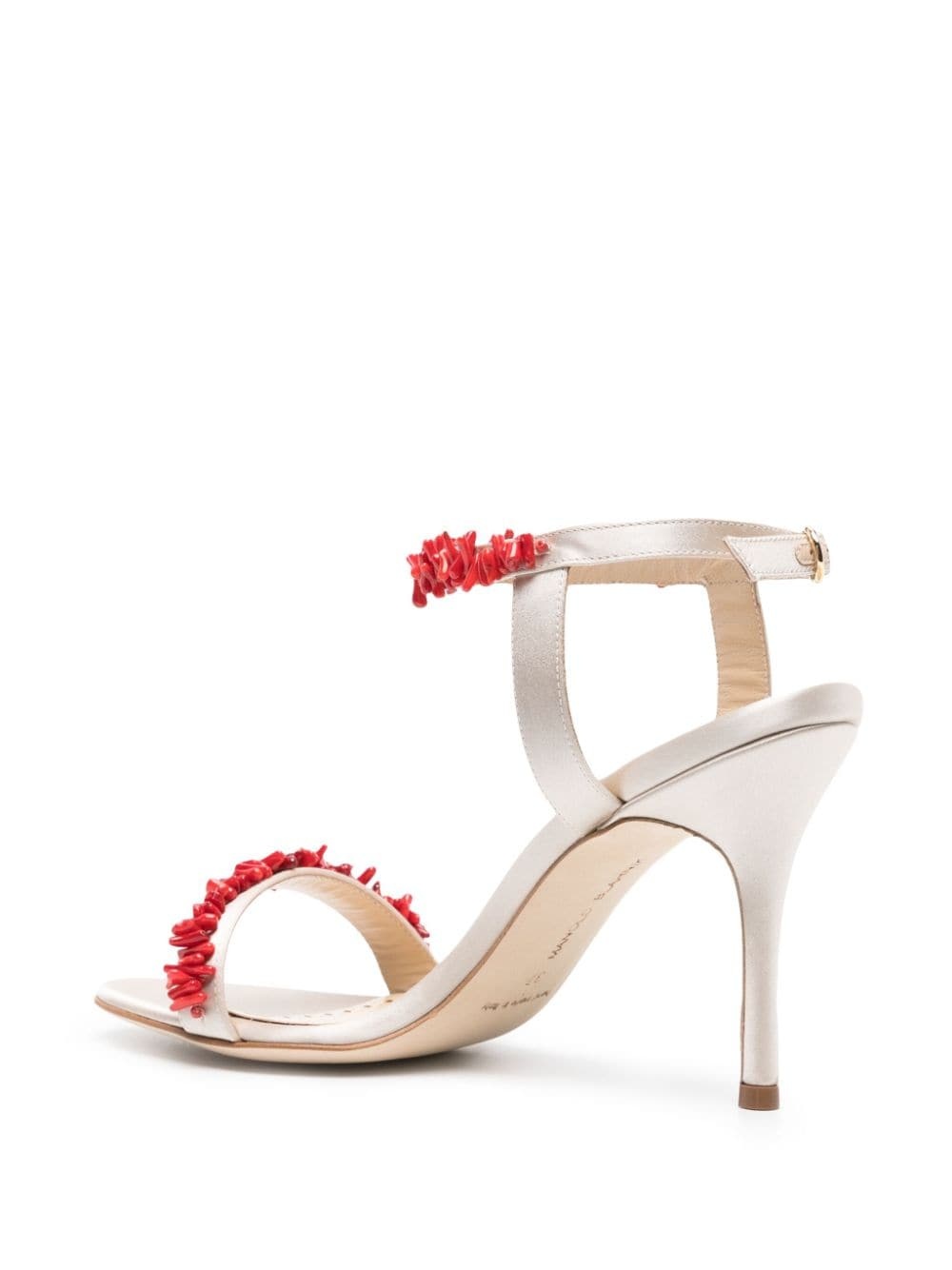 Cienzan 90mm satin sandals - 3