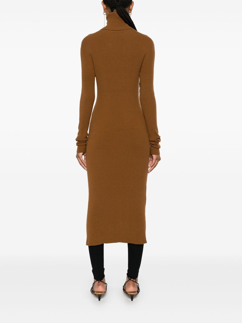 ribbed-knit midi dress 4