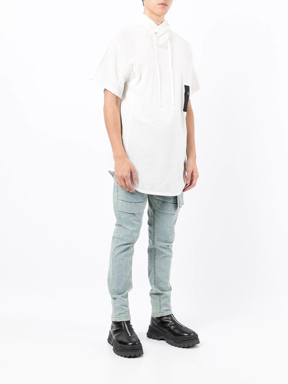 hooded short-sleeve T-shirt - 3