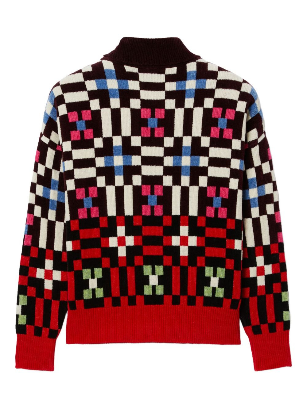 geometric-pattern sweater - 5