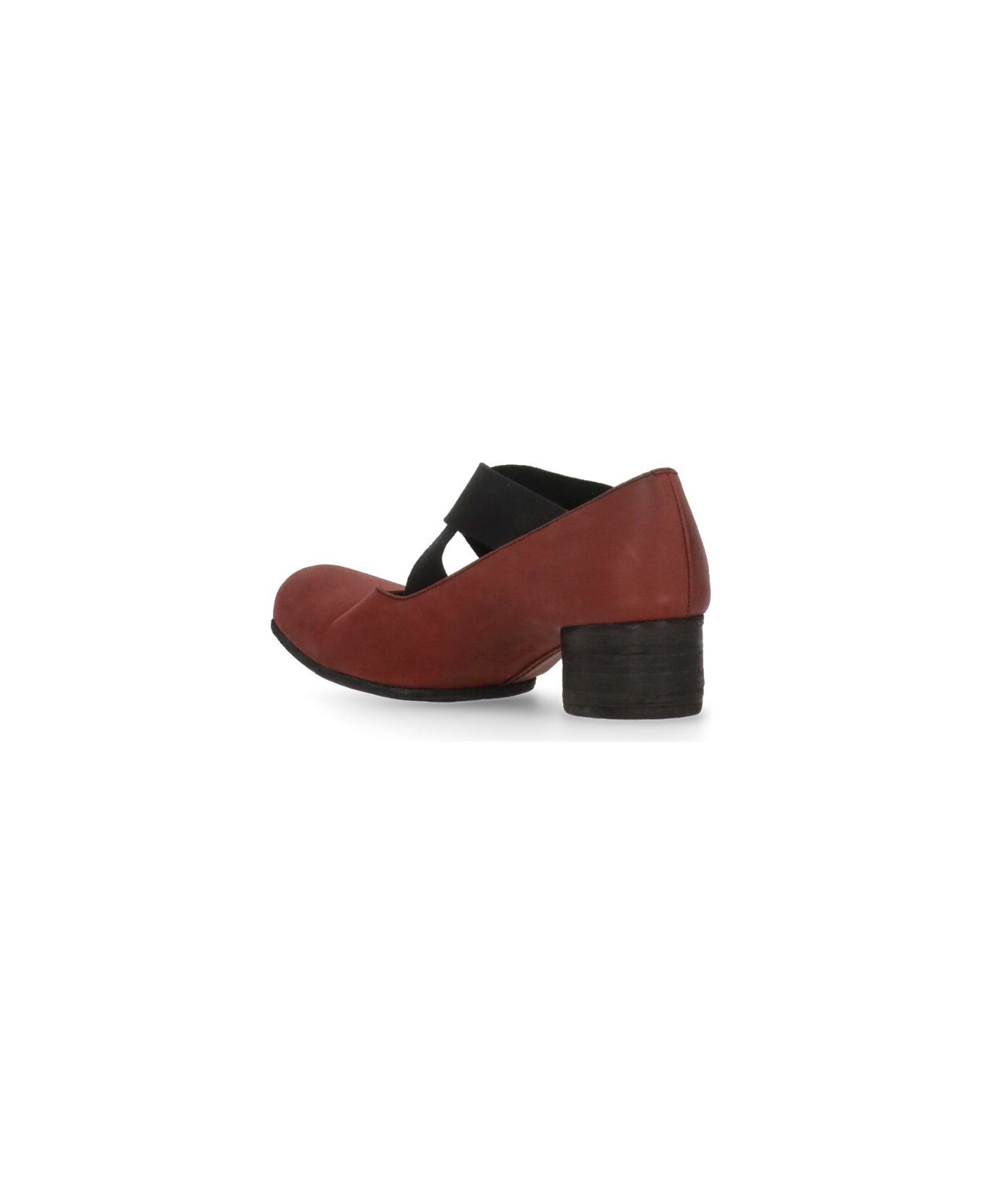 Leather Shoes With Heel - 4