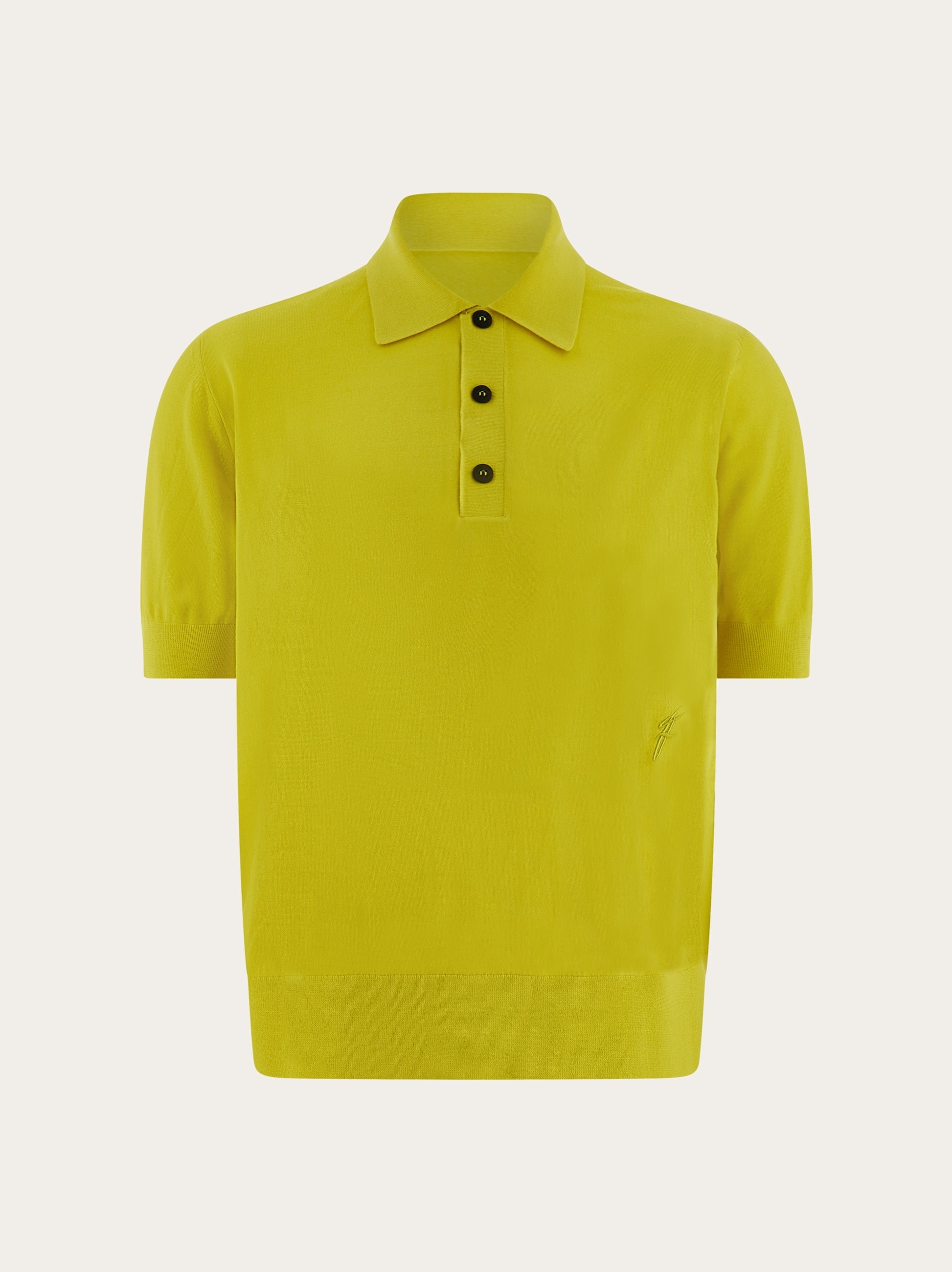 Knitted polo shirt - 1