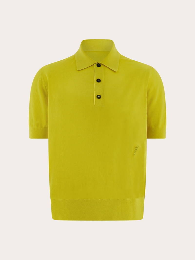 Knitted polo shirt 1