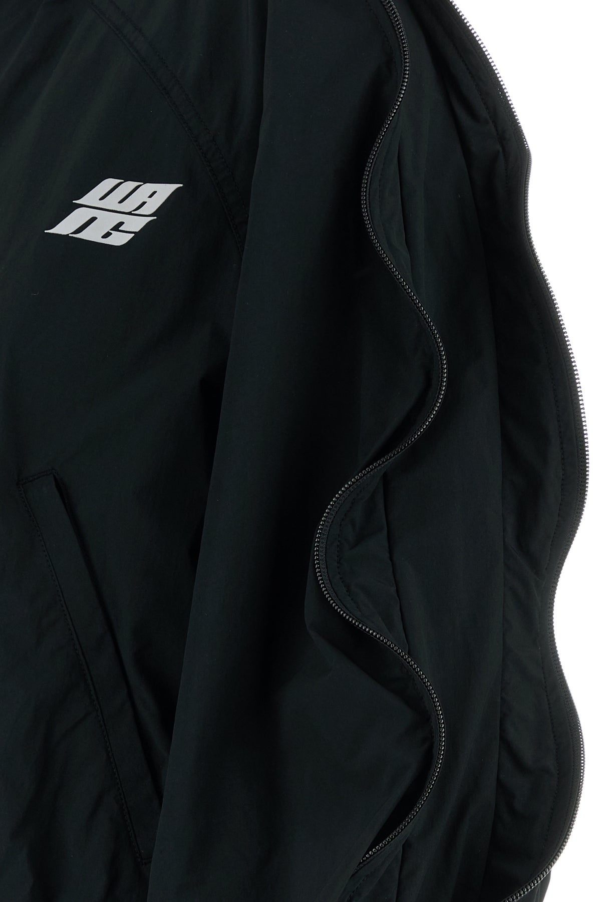 Black polyester blend jacket - 5