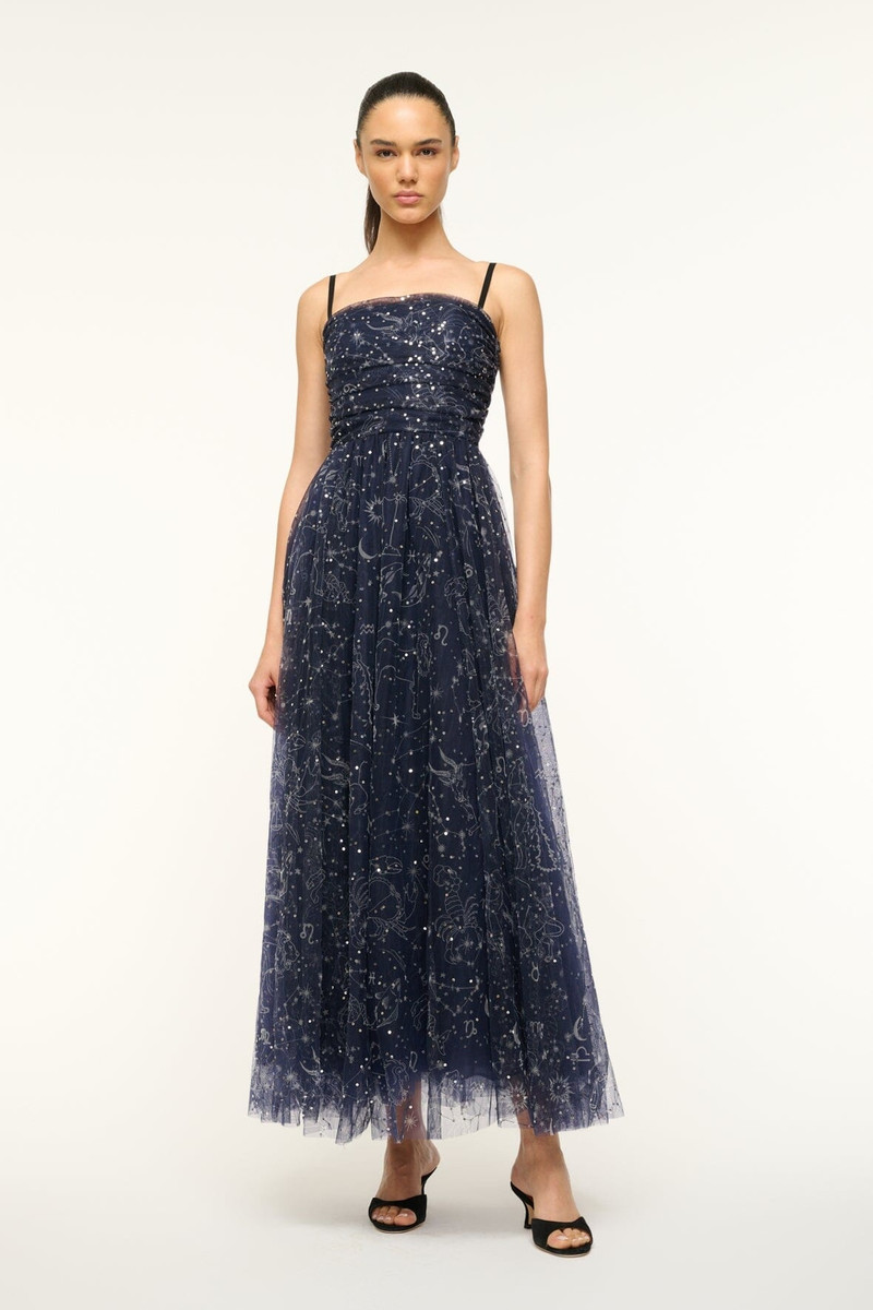 STAUD STAUD BETTINA DRESS ZODIAC CONSTELLATION outlook