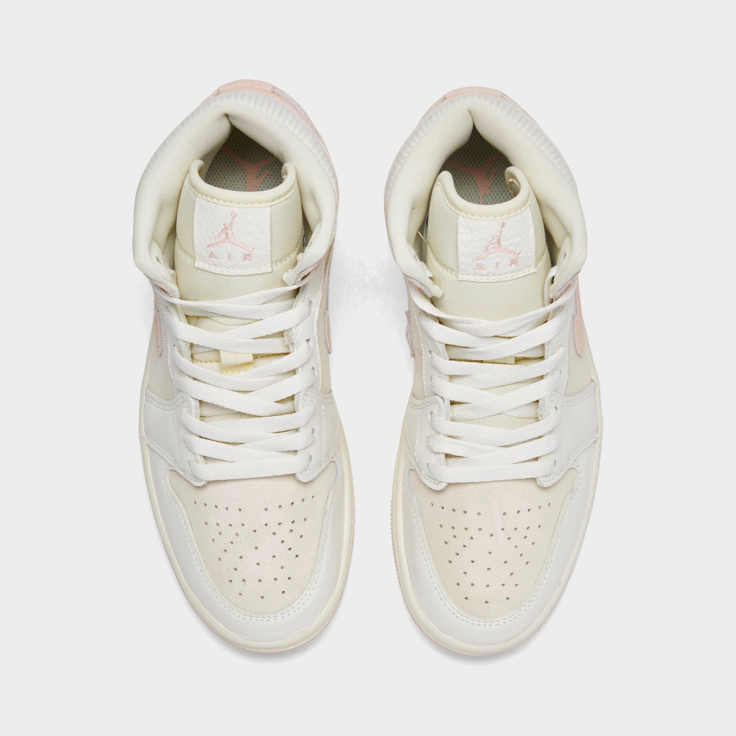 WOMEN'S AIR JORDAN 1 MID SE CASUAL SHOES - 5