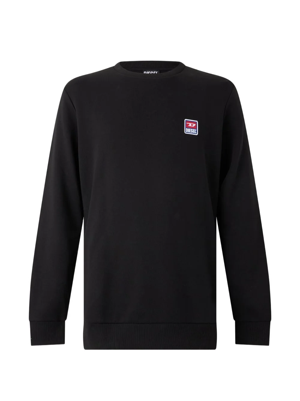 logo-patch crew-neck sweater - 1